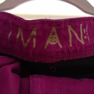 EUC,IMAN SKINNY LEG ZIPPER CUFF, SIZE 18 Petite,360 Slimming design,Denim jeans.